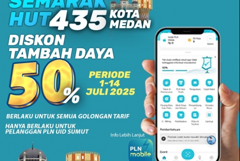 DISKON TAMBAH DAYA 50%